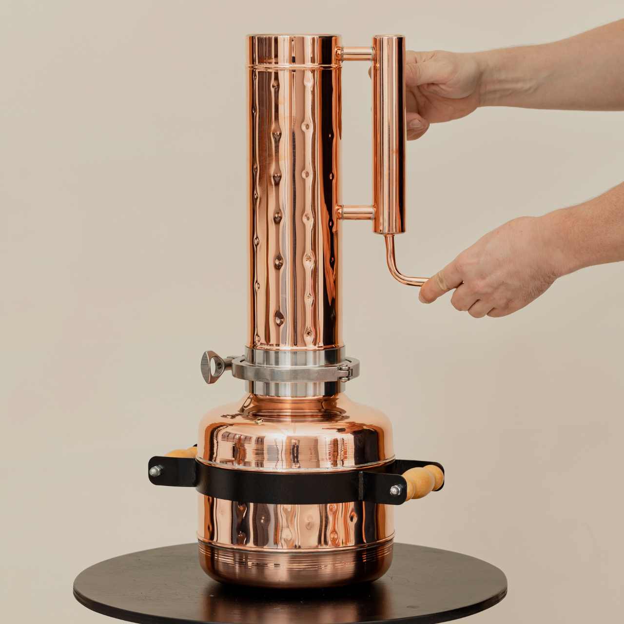 Herbal extractor machine for hydrosols - 1.9 Gal (7L) - Copper Pro