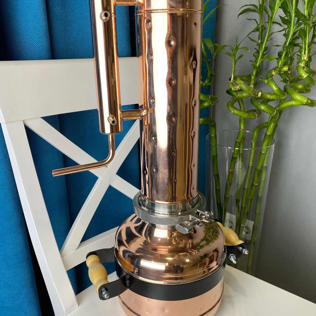 Herbal extractor machine for hydrosols - 1.9 Gal (7L) - Copper Pro