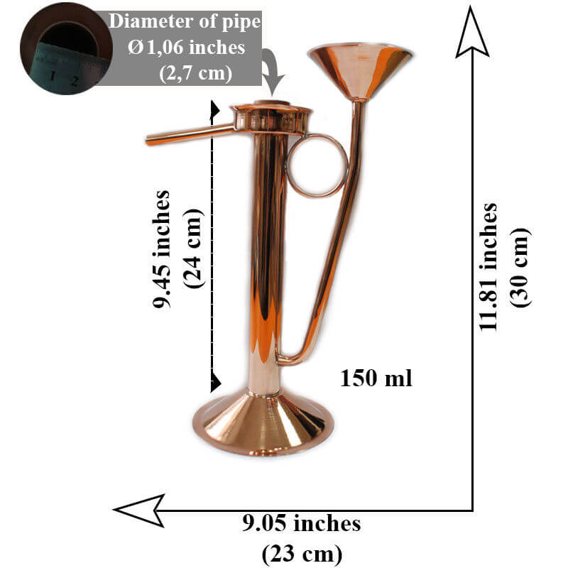 Proofing parrot spout (small) 0.04G (150ml) - Copper Pro