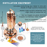 Essential Oil Distiller 2.1G (8L) | column 1.1G (4L) - Professional Kit