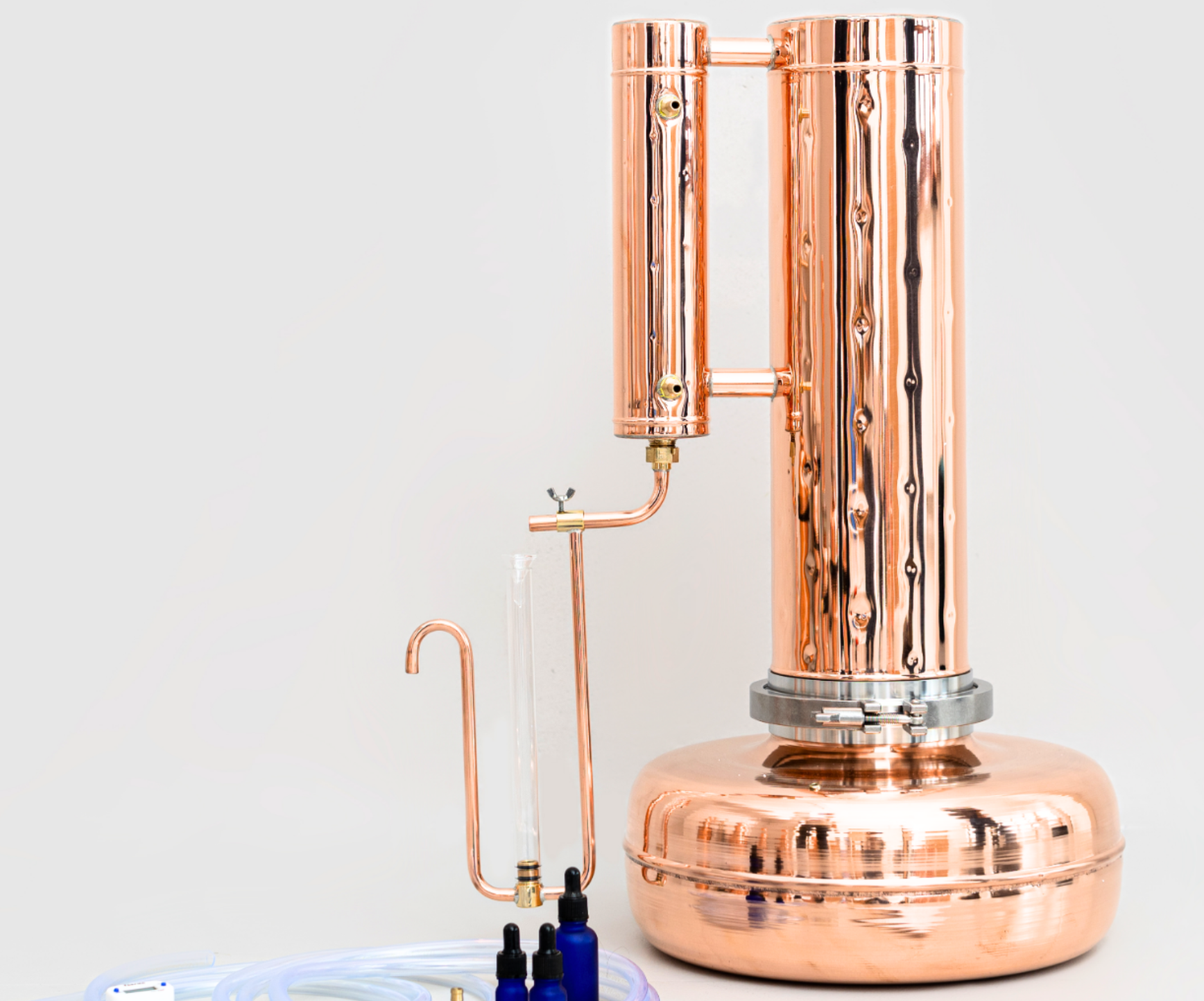 Copper Pro Distillation Equipment for Essential Oils Extraction