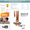 Essential Oil Distiller 6.6G (25L) | column 4.8G (18L) - 7.4G (28L) Proffesional Kit